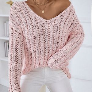 URBAN KNIT DROP SHOULDER SWEATER